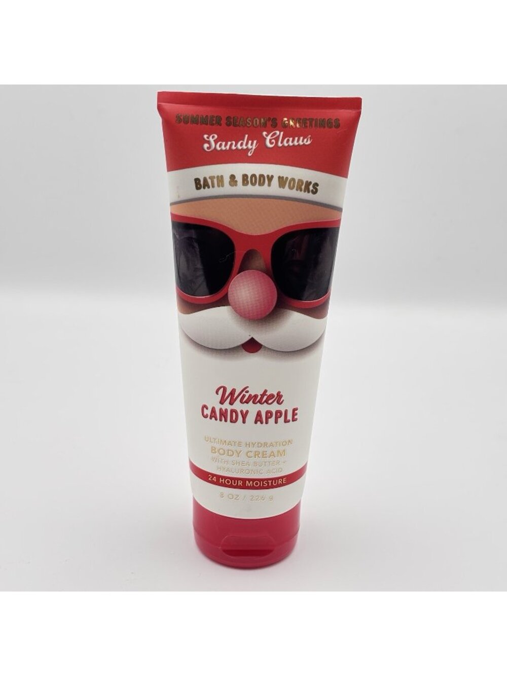 Bath & Body Works Winter Candy Apple Ultimate Hydration Body Cream 8 oz Santa